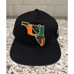 University of Miami Hurricanes Dyme Lyfe State Of Miami Snap Back Hat